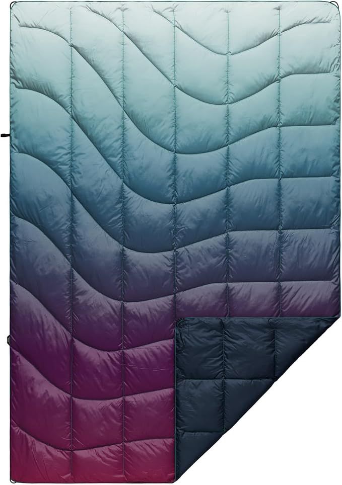 NanoLoft Puffy Travel Blanket, Color: Crisp Fade
