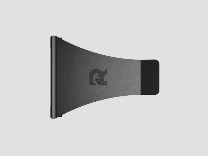 Ridge Wallet Money Clip, Color: Black