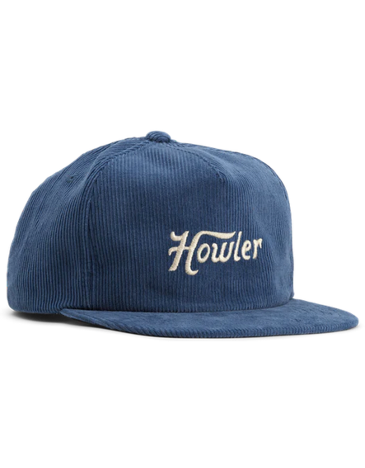 Howler Script Snapback Hat, Color: Blue Mirage Corduroy