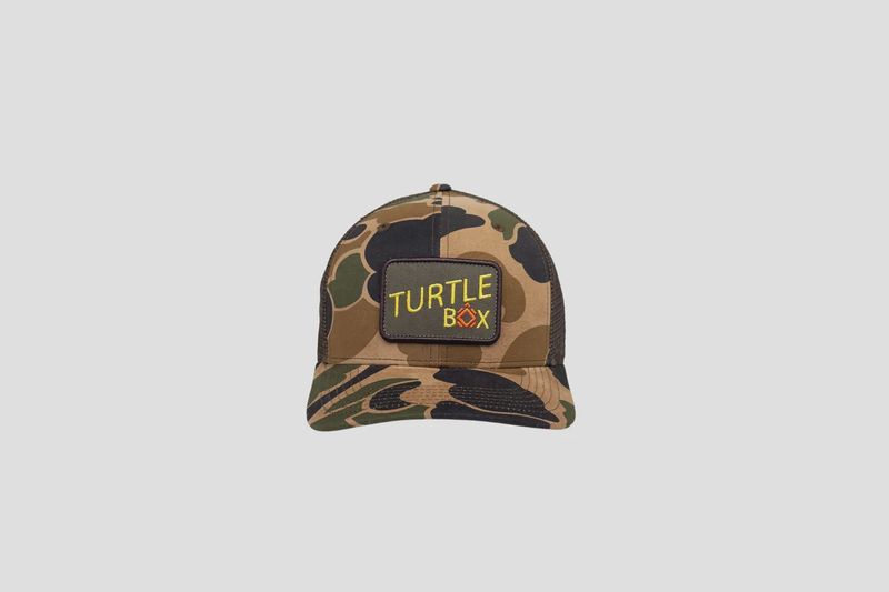 TurtleBox Camo Trucker Patch Hat