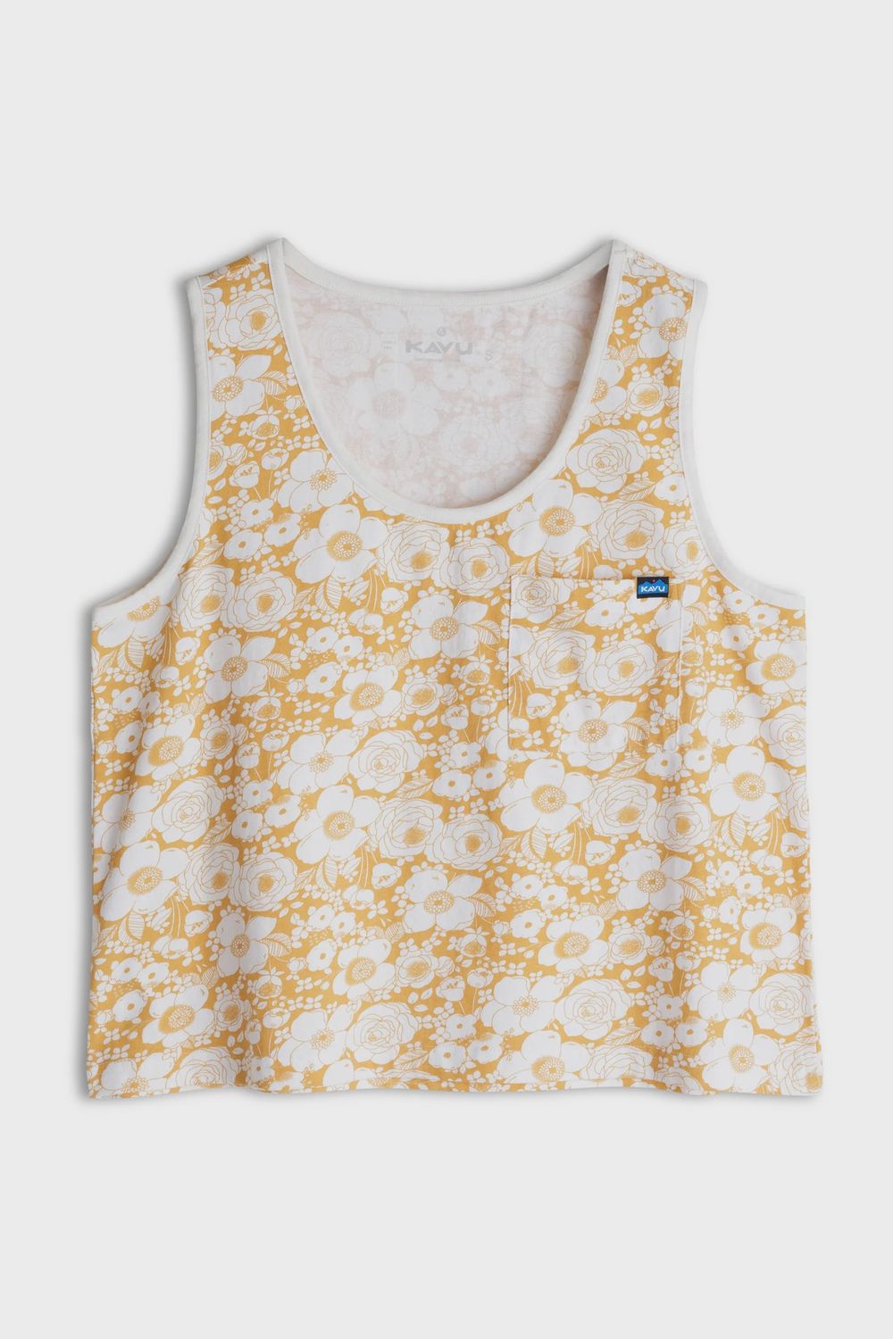 Pipa Tank, Color: Gold Bloom, Size: L