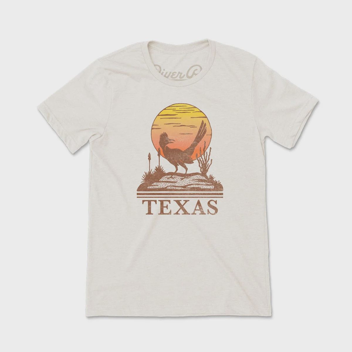 Retro Roadrunner T-Shirt, Color: Natural, Size: XXL