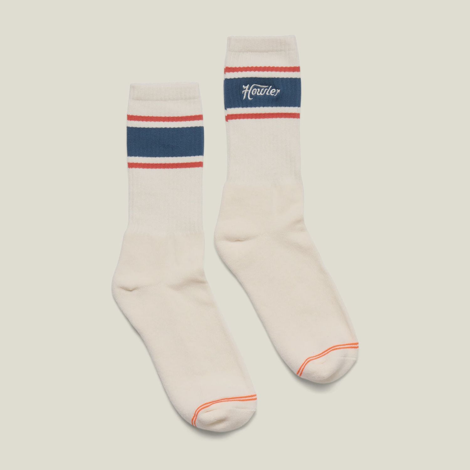 Howler Script Socks, Colro: White