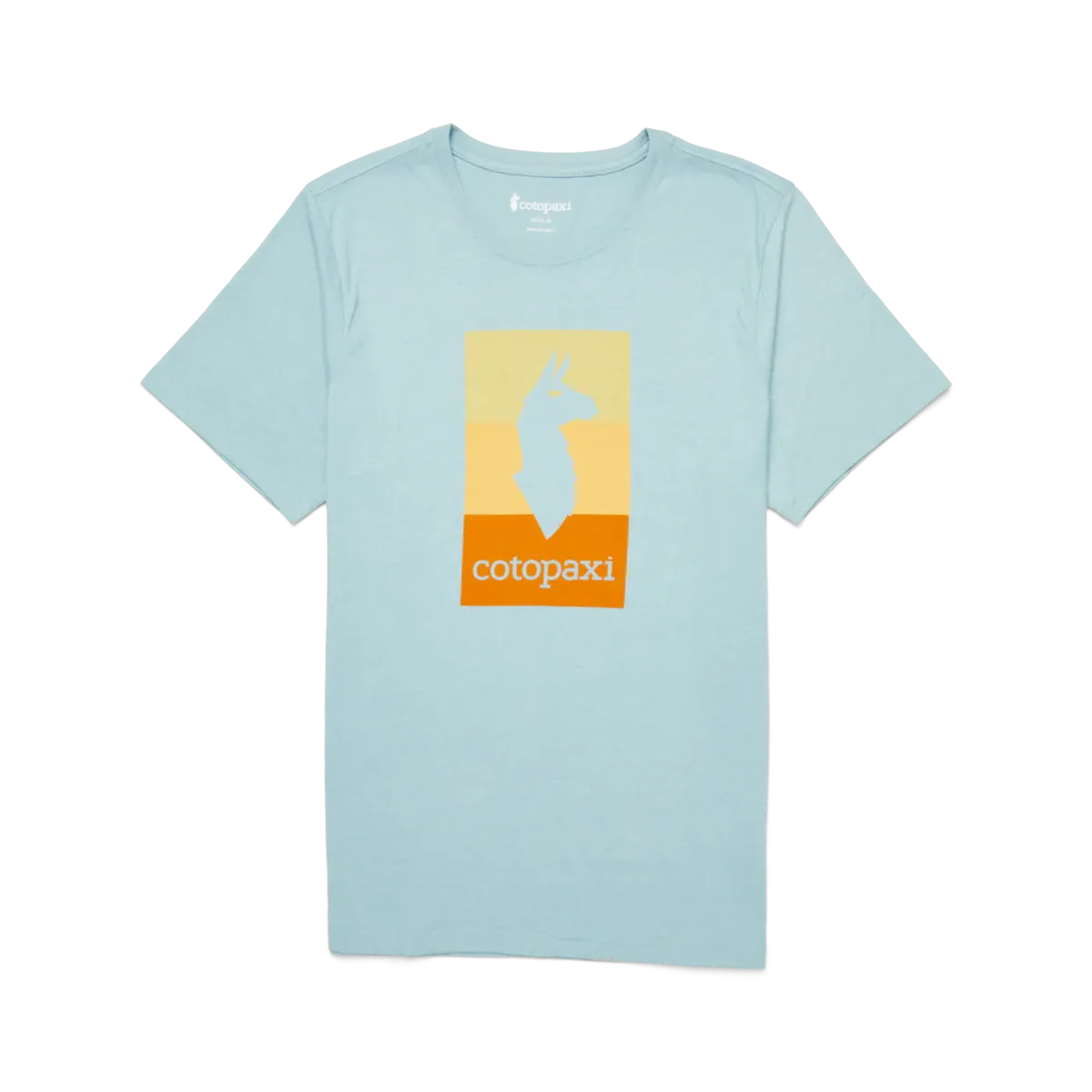 Llama Block T-Shirt, Color: Sea Spray, Size: M