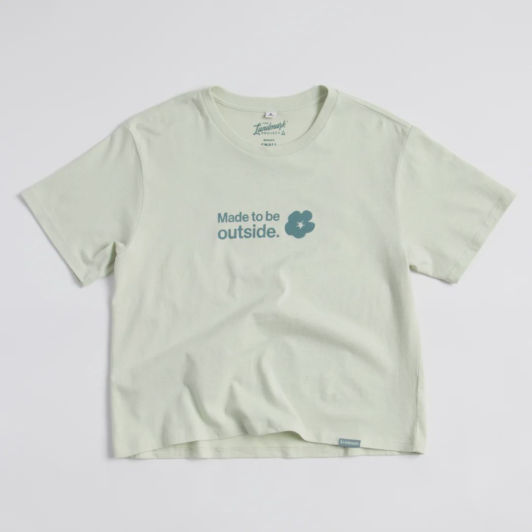 Made To Be Outside T-Shirt, Color: Pistachio, Size: L