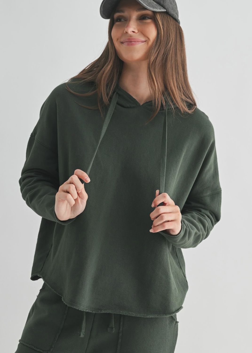 Malibu Everyday Hoodie, Color: Deep Forest, Size: S