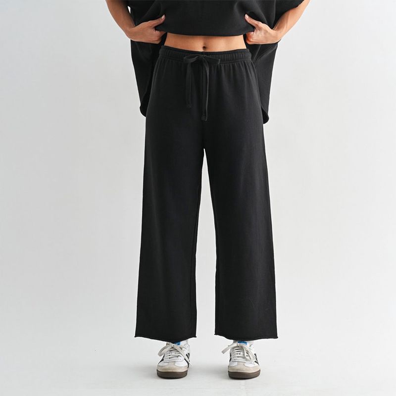 Malibu Wide-Leg Fleece Pants