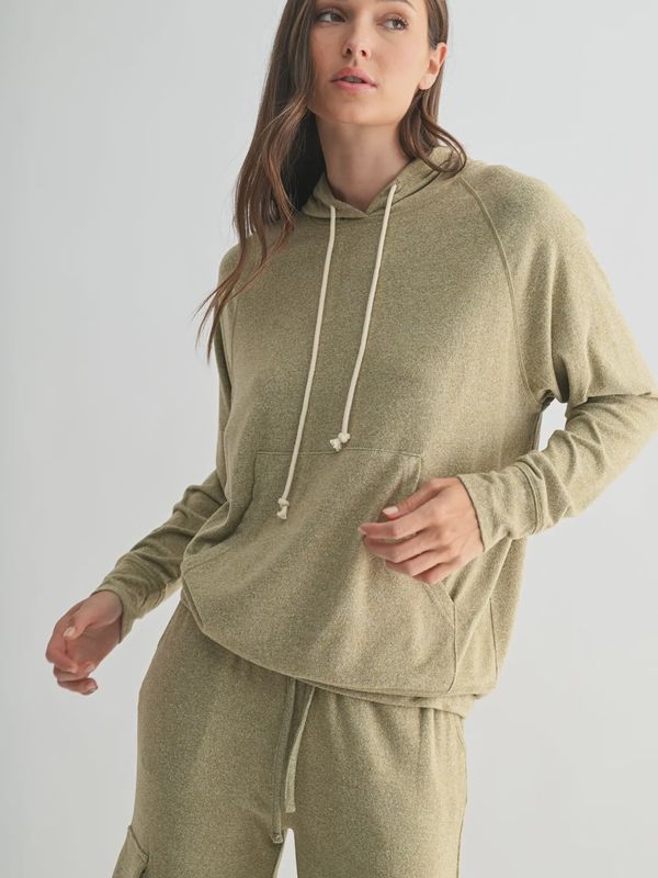 Brushed Hacci Lounge Hoodie