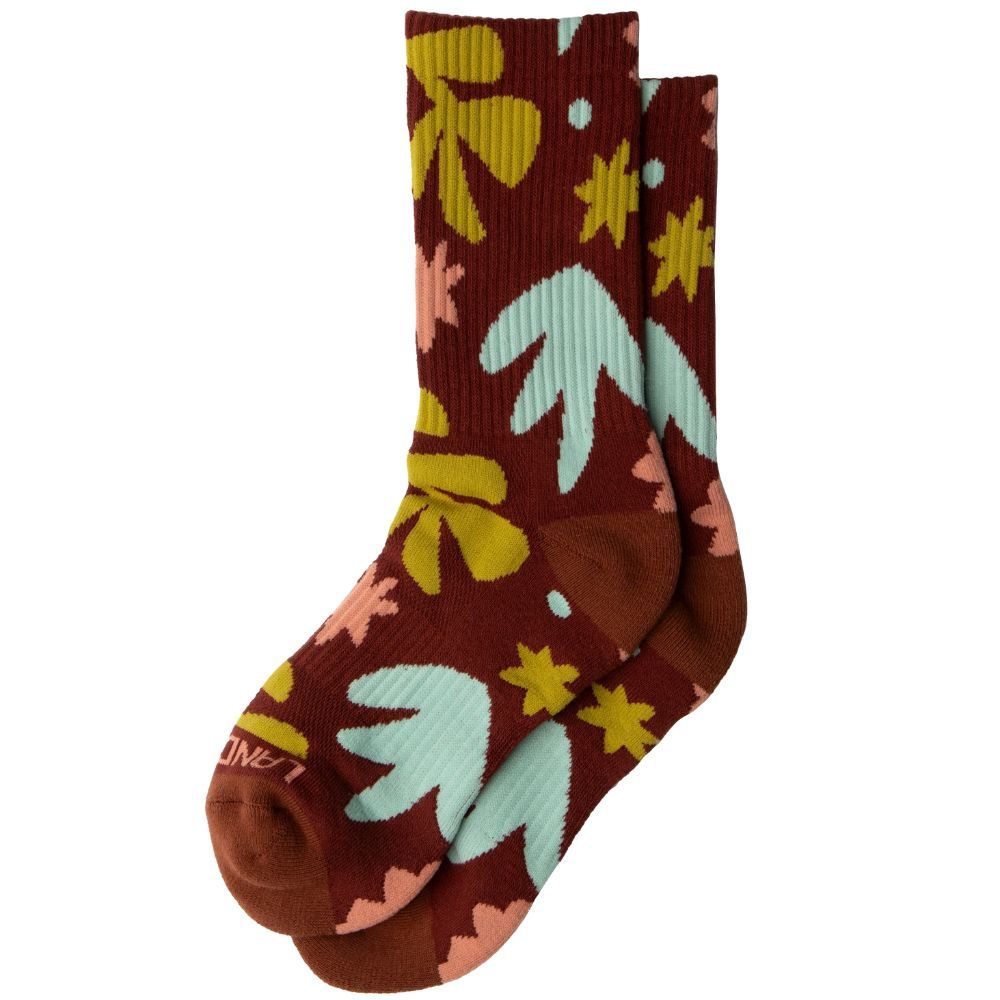 Tread Lightly Sock, Color: Redwood, Size: S/M