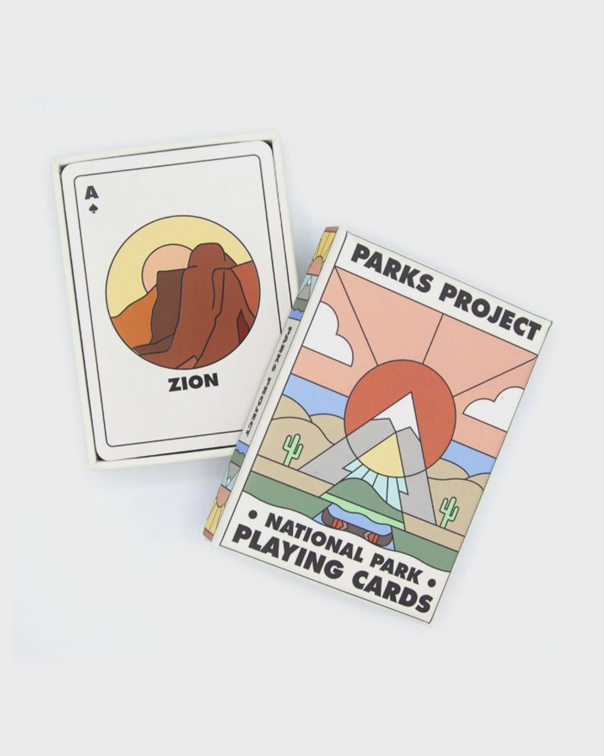 Minimalist National Parks Playing Cards