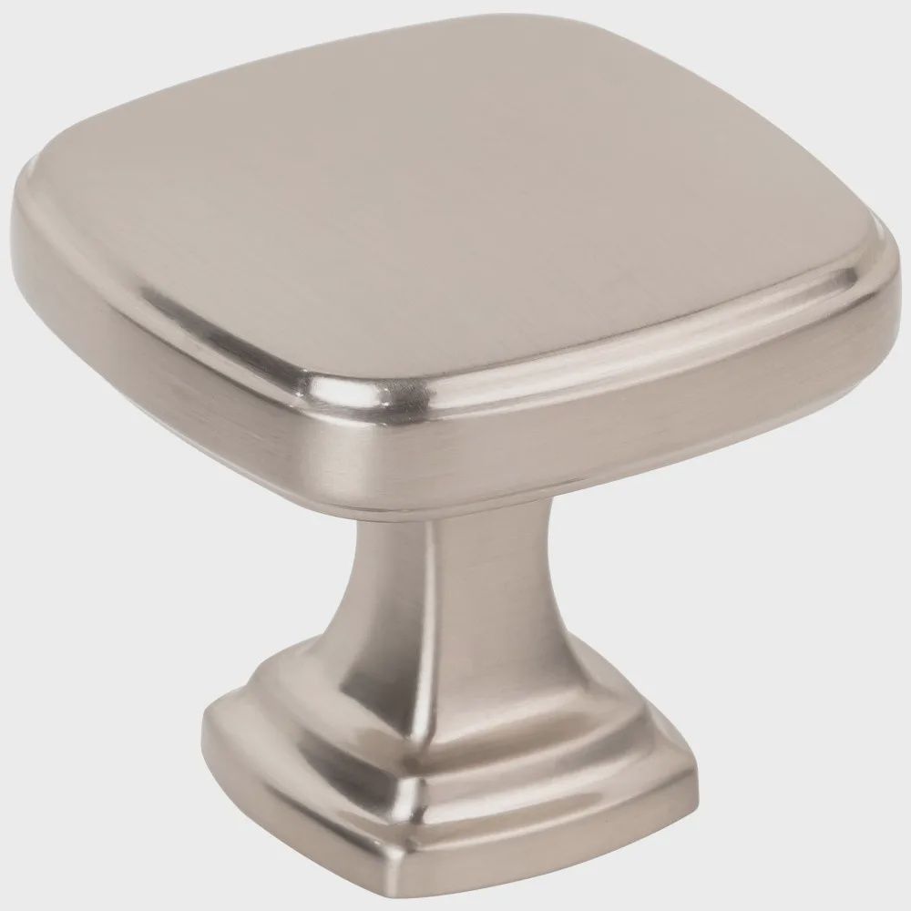 Fontana Cabinet Knob 1-3/8&quot; Overall Length, Finish: Satin Nickel