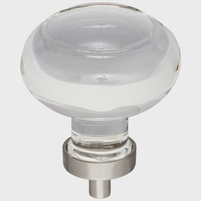 Harlow Button Glass Cabinet Knob