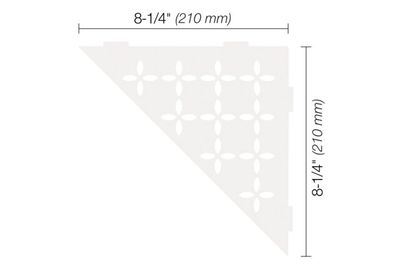 TRIANGULAR CORNER SHELF