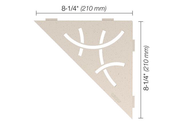 TRIANGULAR CORNER SHELF