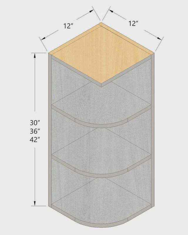 Wall Open End Shelf- Ready to Assemble