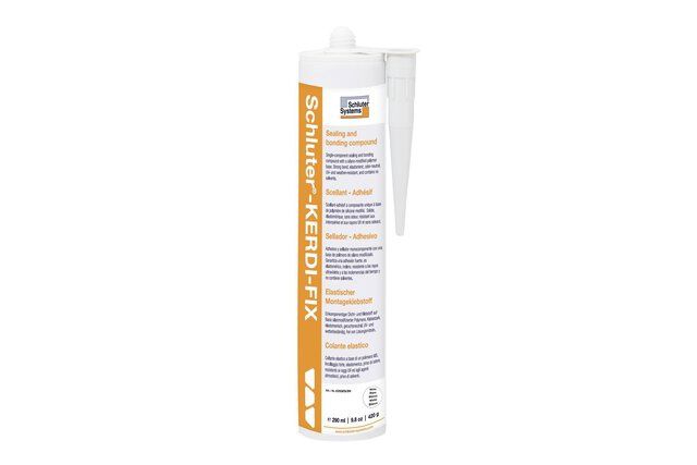 Schluter-KERDI-FIX, Color: Bright White, Size: 9.81 oz