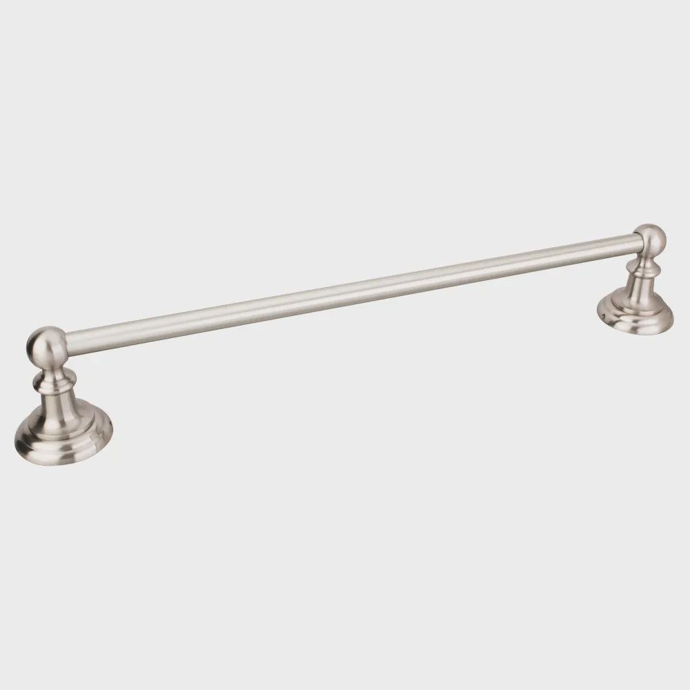 Fairview Single Towel Bar, Finish: Satin Nickel, Size: 18&quot;