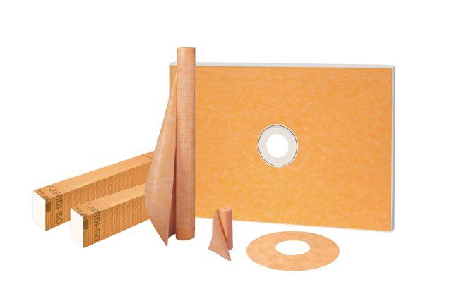 Kerdi Shower Kit - No Drain, Size: 38&quot; X 60&quot;