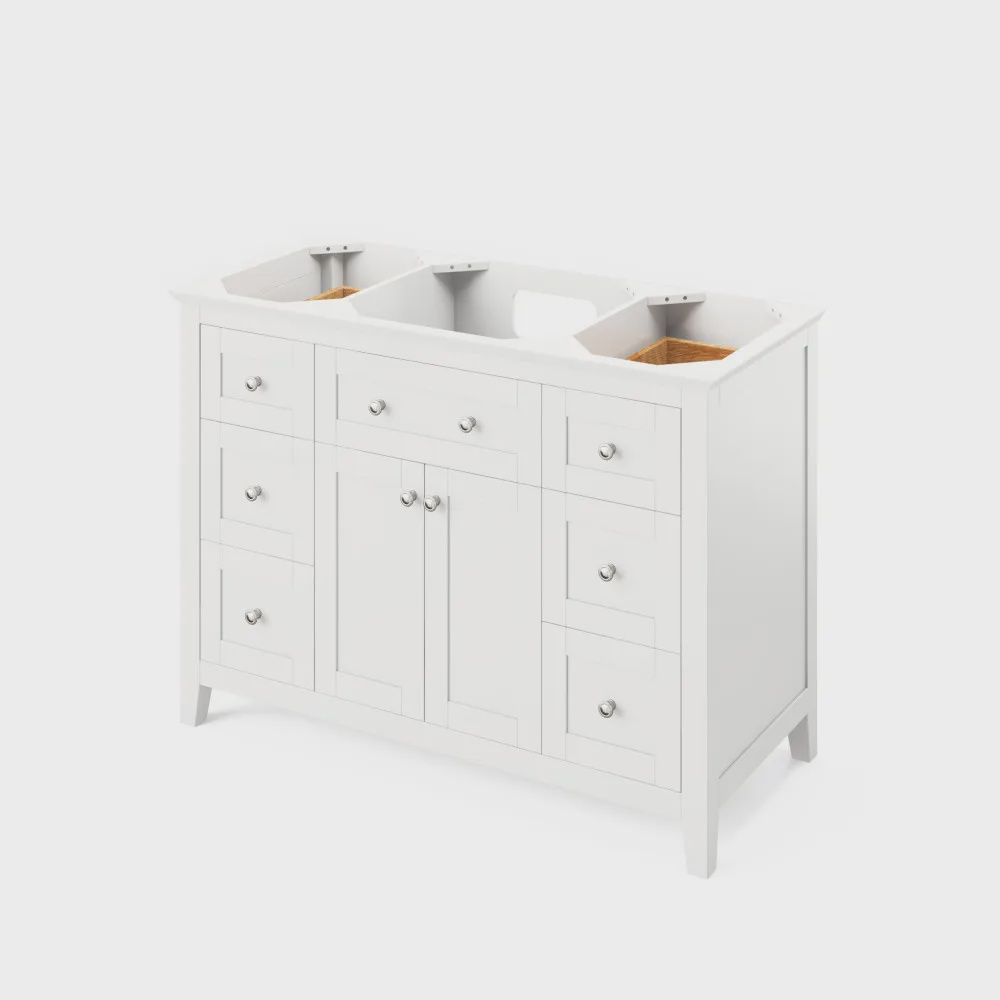 48&quot; Chatham Vanity, Finish: White