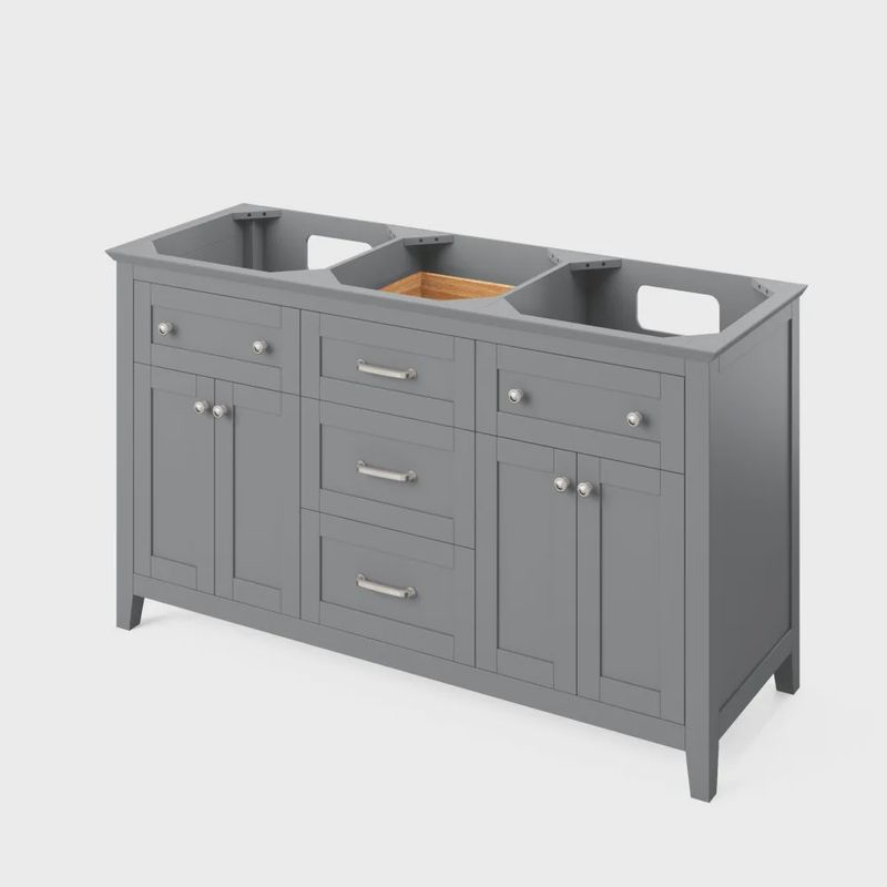 60&quot; Chatham Vanity, double bowl