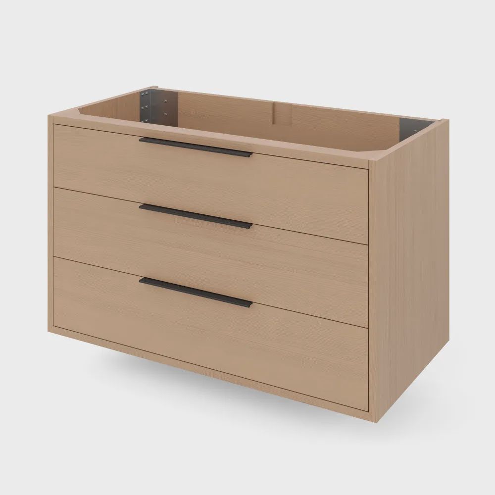 36&quot; Gardner Vanity, Counter Top: No Counter Top, Finish: Natural Oak, Vanity Legs: Floating