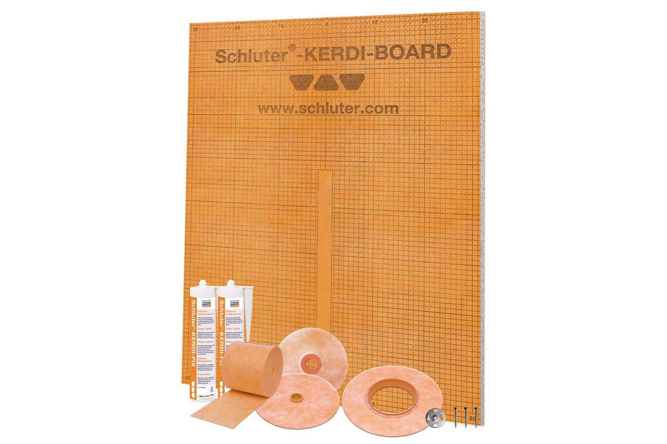 Complete bathtub and shower base surround kit