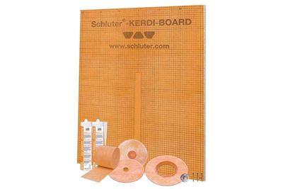 Complete bathtub and shower base surround kit