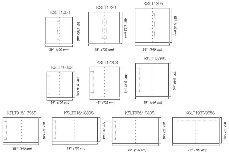 Prefabricated sloped shower trays designed for KERDI-LINE linear drain