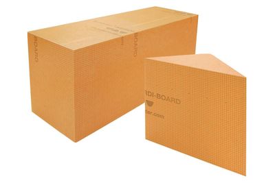 Prefabricated waterproof shower bench