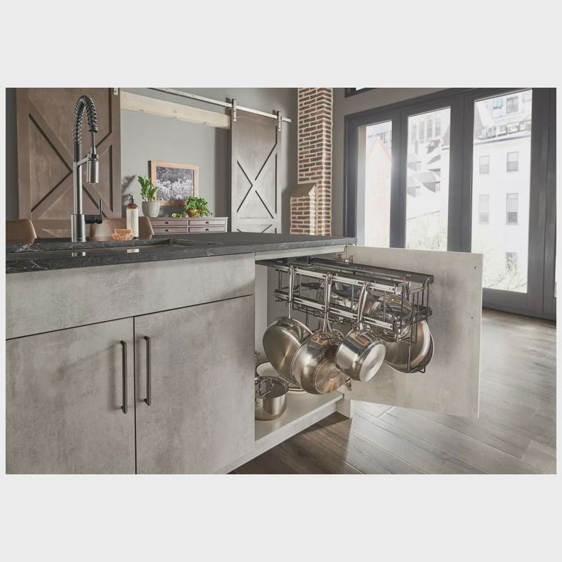 STORAGE WITH STYLE® Soft-close Hanging Pan Pullout