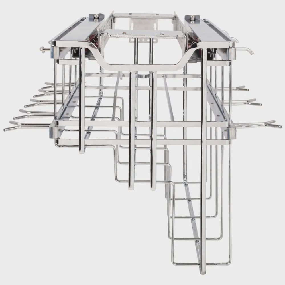 STORAGE WITH STYLE® Soft-close Hanging Pan Pullout, Finish: Polished Chrome