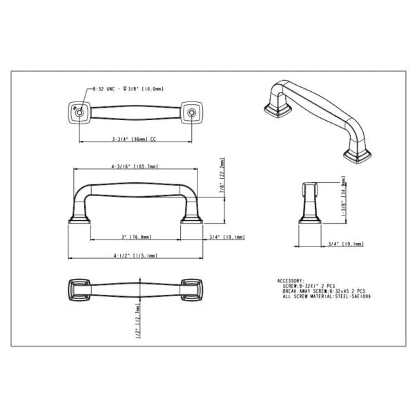 Fontana Cabinet Pull