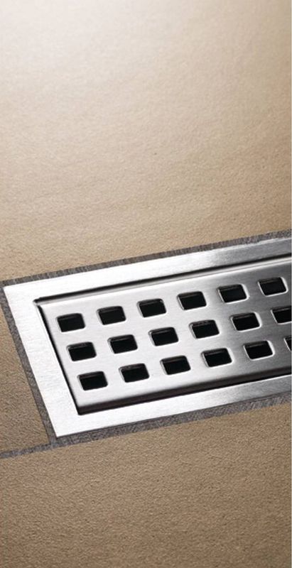 KERDI-LINE 3/4&quot; FRAME - Square Grate