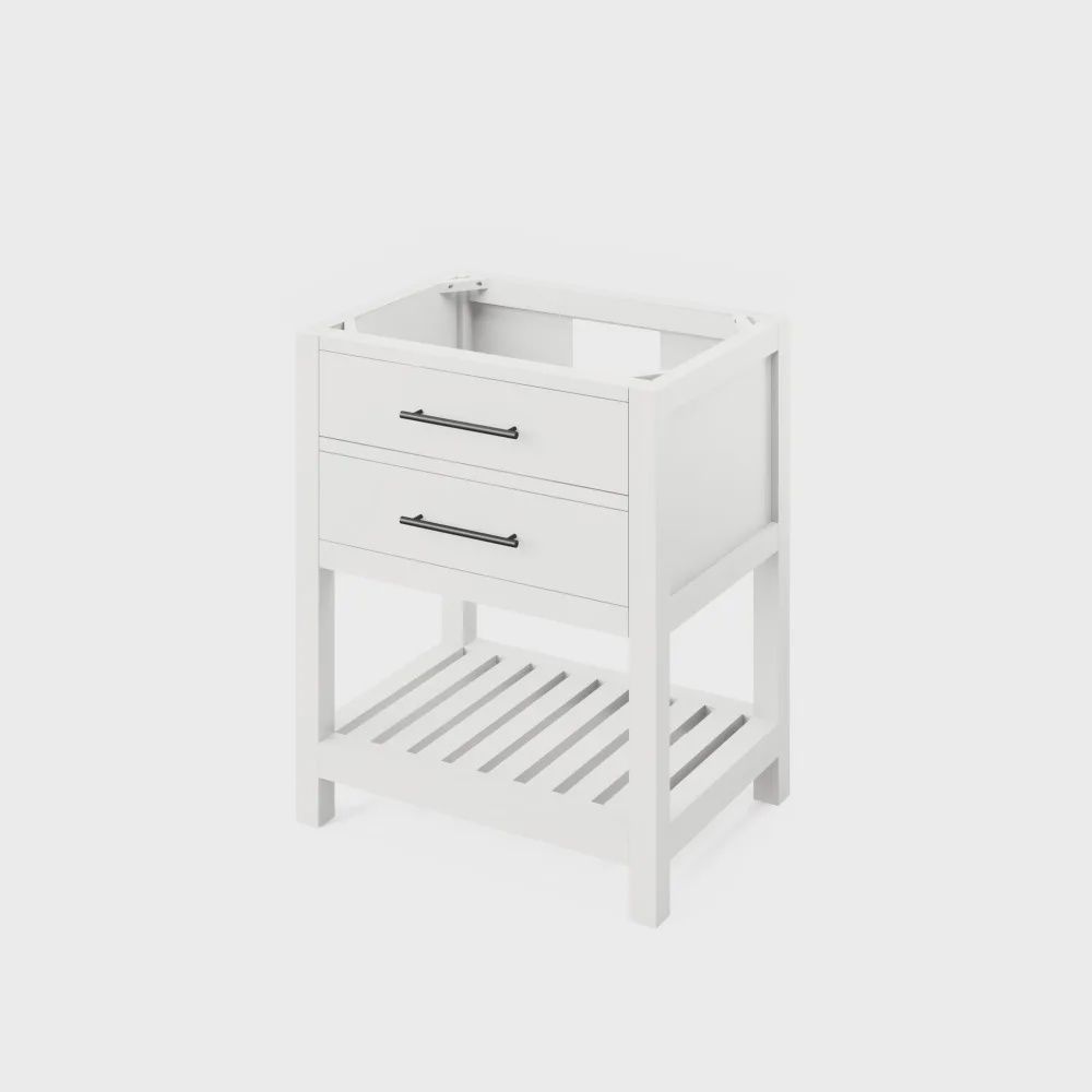 30&quot; Wavecrest Vanity, Finish: White