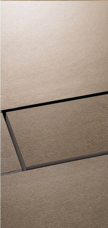 Kerdi-Line Frameless Tileable Grate - Stainless Steel