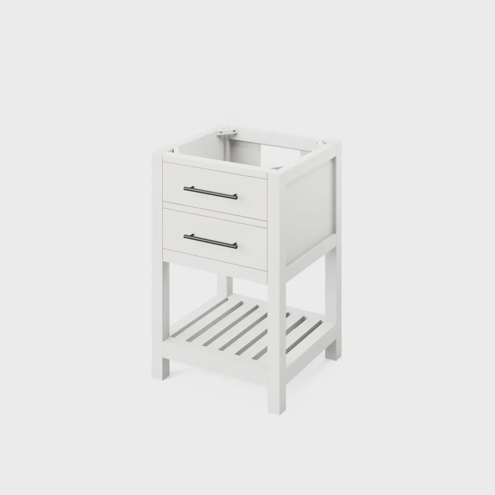 24&quot; Wavecrest Vanity, Finish: White