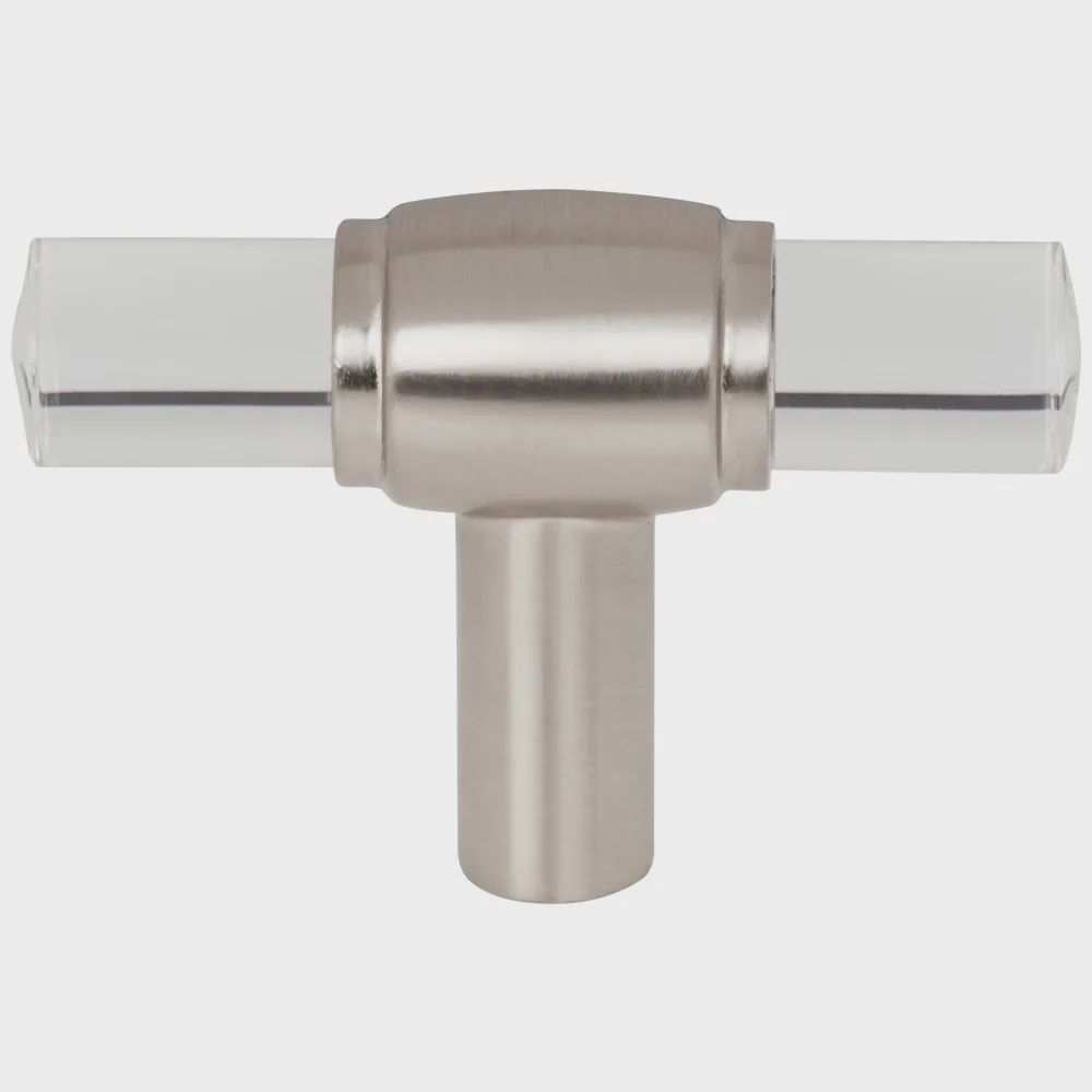 2&quot; Carmen Cabinet &quot;T&quot; Knob, Finish: Satin Nickel