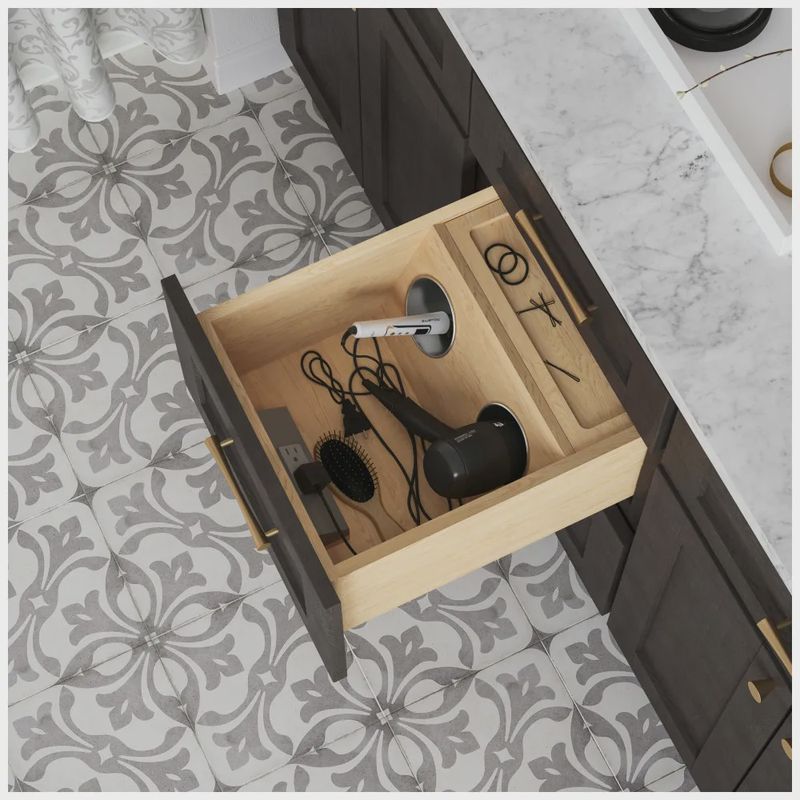 15&quot; Powered Vanity Drawer