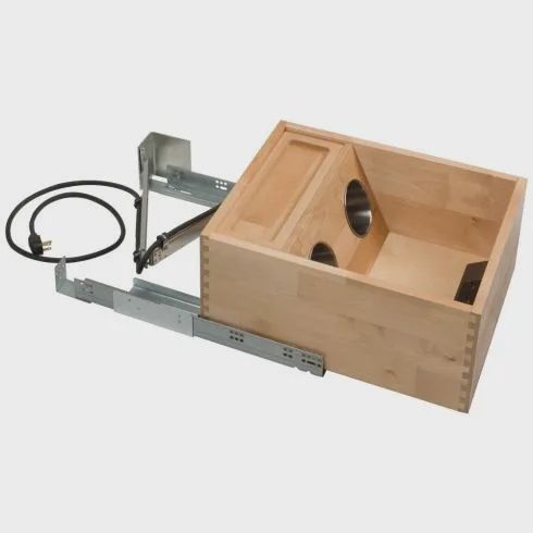 15" Powered Vanity Drawer