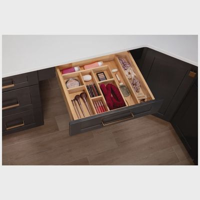 Adjustable SLIMLINE™ Vanity Drop-In Drawer Insert