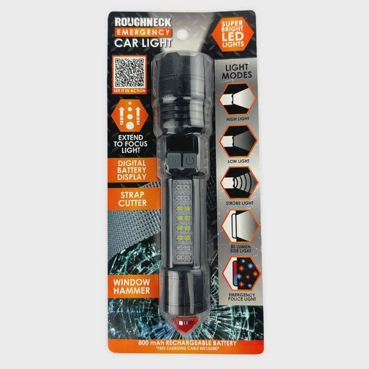 Emergency Rechargeable LED Flashlight Multi Tool