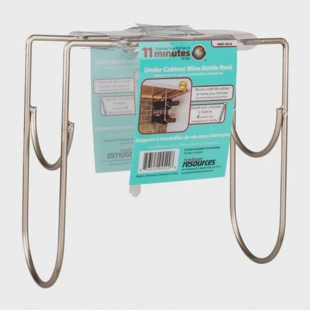 Under Cabinet Wine Bottle Rack