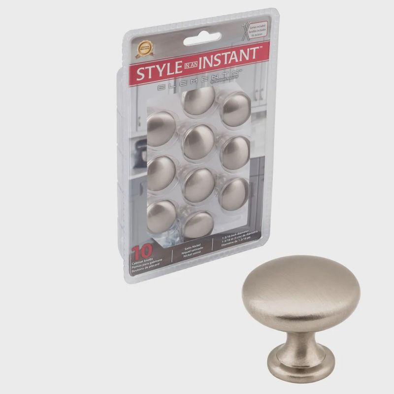 Madison Packaged Cabinet Mushroom Knob