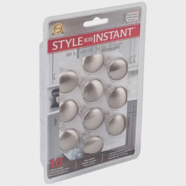 Madison Packaged Cabinet Mushroom Knob