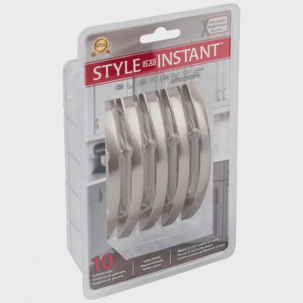 96 mm Center-to-Center Arched Somerset Retail Packaged Cabinet Pull