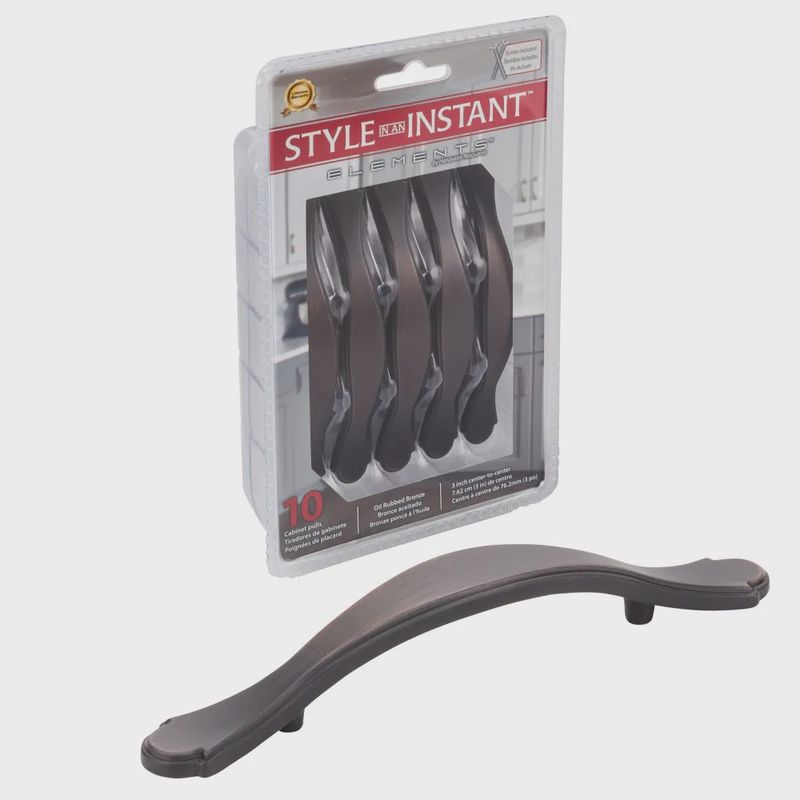 3&quot; Center-to-Center Gatsby Packaged Cabinet Pull