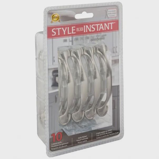 3" Center-to-Center Watervale Packaged Cabinet Pull