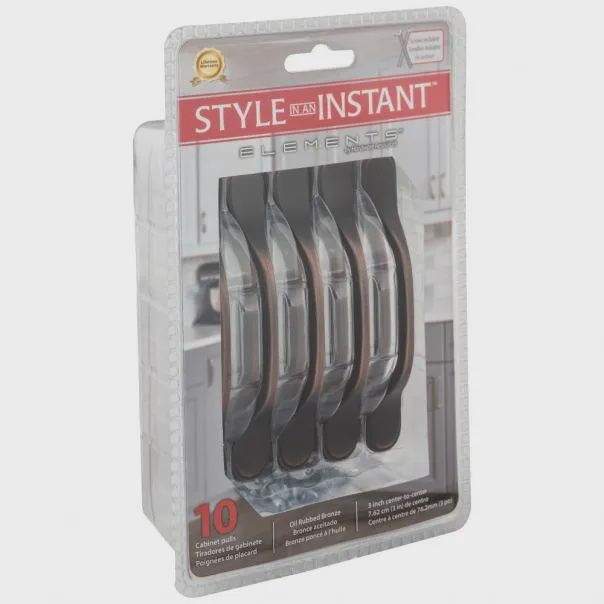 3" Center-to-Center Kenner Packaged Cabinet Pull