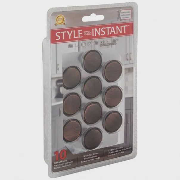 1-3/16" Diameter Round Kenner Packaged Cabinet Knob