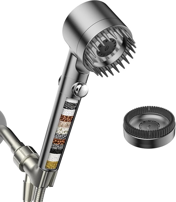 Filtered Shower Head with Handheld and Power wash